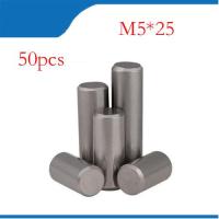 50 PCS M5 x 25 304 stainless steel silinder pin positioning pin locating pin dowel pin dowel