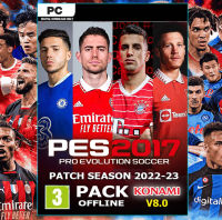 PES 2017 PATCH SEASON 2022-23 V8.0 AIO PC แพทล่าสุด ฤดูกาล 2022-2023 อัพเดตตลาดนักเตะล่าสุด ตลาดหน้าหนาว มกราคม อัพเดตครบทั้งบอลลีกและทีมชาติ