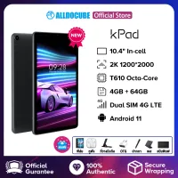 【New Arrival】Alldocube kPad 10.4 inch 2K Screen Tablet T610 Octa-Core 4GB RAM 64GB ROM Android 11 Dual 4G Phone Call WiFi