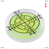 Super Spirit Bubble DEGREE Mark ระดับพื้นผิวรอบวัดวงกลม32x7mm