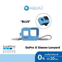 GoPro Sleeve + Lanyard GoPro Hero 8 Black Blue สีฟ้า (เคส + สายคล้อง GoPro Hero 8 Black) เคสซิลิโคนกันกระแทก ของโกโปรแท้