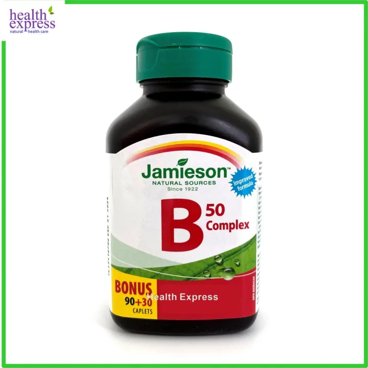 Jamieson Vitamin B Complex 50 120 caplets Lazada PH