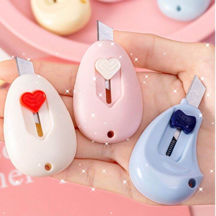 Cute Cutter Knife Mini Knife School Art Supplies Tool Pisau awan pisau