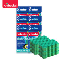 VILEDA Active Scrub - วิเลดา ฟองน้ำแอคทีฟ สครับ Pack 6 ฟองน้ำเทฟลอน ฟองน้ำล้างจาน ฟองน้ำล้างกระทะ