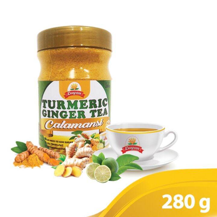 Luyan Instant Turmeric Ginger Tea Calamansi 280g Lazada PH