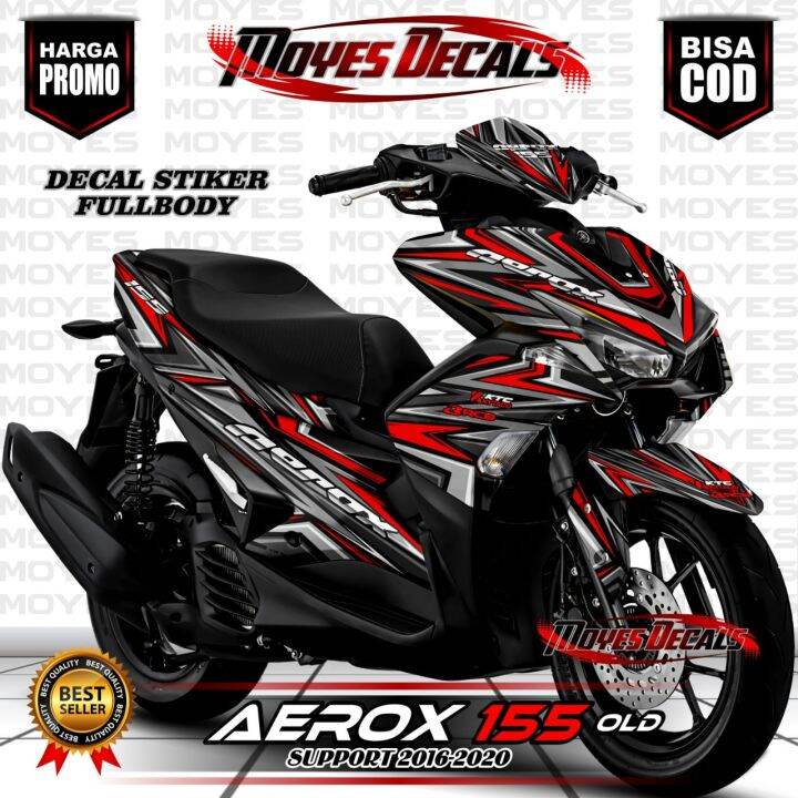 ⭐⭐⭐⭐⭐aerox 155 Bisa Cod Bayar Di Tempat Decal Stiker Full Body Decal Stiker Aerox 155