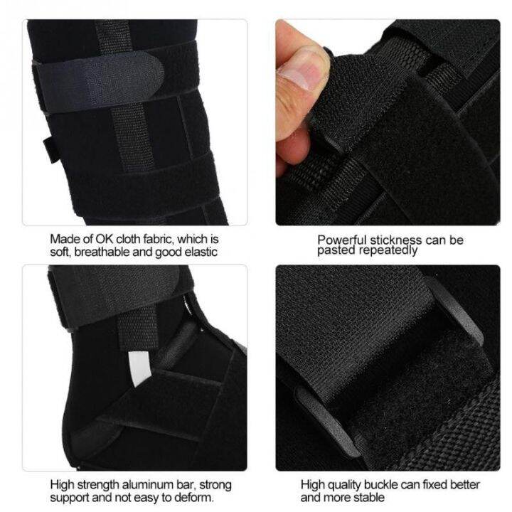 calf-super-ankle-fixation-strap-black-tibiofibular-ankle-fixation-strap-lower-adjustable-leg-support-strap-leg-fixation-sleeve-foot-afo-splint