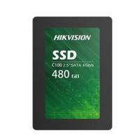 480GB SSD /เอสเอสดี 480GB / Hikvision - HS-SSD-C100/480G /Internal 2.5 SATA III 6 Gb/s Read 550MB/s Write 502MB/s - รับประกัน3 ปี (แถมฟรีกระเป๋าเก็บของอเนกประสงค์อย่างดี มูลค่า 390 บาท)