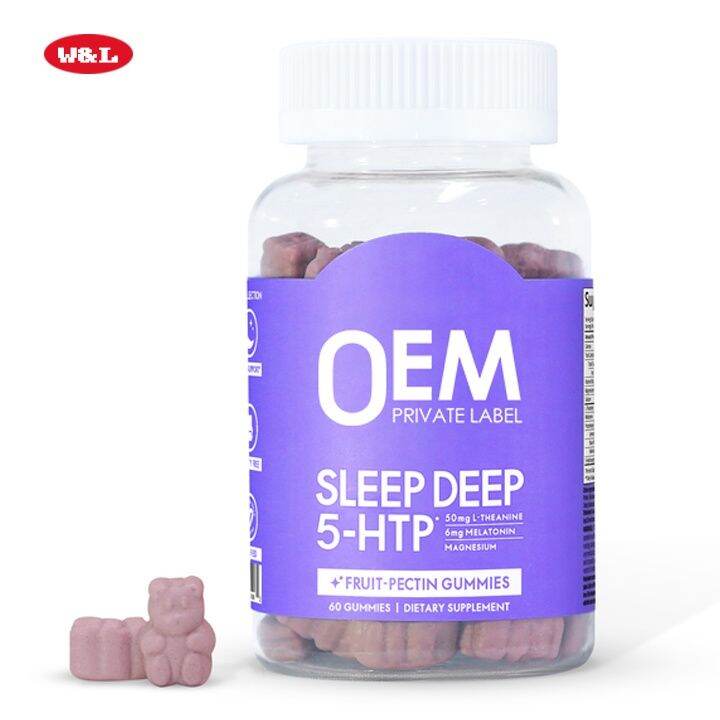 W&L Melatonin Gummies sleep aids insomnia sleep relief vitamins grape