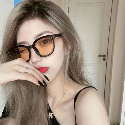 Korean Style Square Sunglasses Personality Big Frame Fashion Ins Style Glasses