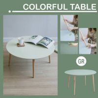 TOO โต๊ะญี่ปุ่น  อเนกประสงค์ ปรับระดับได้ “Colorful Table” Green โต๊ะพับ  โต๊ะคอม