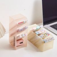 【YD】 Makeup  and Holder Desktop Storage with Compartments for School Office Dormitory