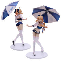 26ซม. Fatestay Night Saber เซ็กซี่อะนิเมะรูป Saber TYPE-MOON RACING รูป Altria Pendragon Figurine Collection ตุ๊กตาของเล่น