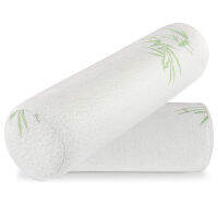 กระบอก Orthopedic Memory Foam หมอน45X11ซม. ฟื้นตัวช้านุ่มรอบปากมดลูก Bolster รอบ Nap คอหมอน Home คอโฟม