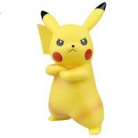 [Toy City] โปเกมอน18เซนติเมตรน่ารักโกรธ Pikachu รูปการกระทำอะนิเมะการ์ตูนหุ่นรูปแบบการเก็บของเล่นเด็กของขวัญวันเกิดตกแต่งรถ