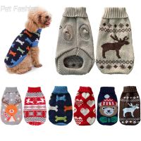 Warm Pet Dog Sweater Winter Dog Clothes for Small Medium Dogs Knitted Puppy Cat Coat Chihuahua French Bulldogs Yorkie Customes Clothing Shoes Accessor