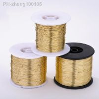 【YF】✾✳  5 Meters 0.2MM-0.8MM 18K Gold Color Plated Wire Jewelry Makings Accessories