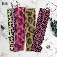 3D Printing Leopard Print Summer Cool Sleeves Men Women Outdoor Leisure Travel Shopping Sunscreen Arm Sleeves Cycling Ice Cuff Sleeves