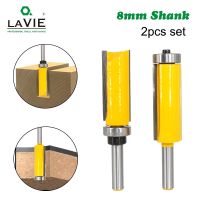 LAVIE 1pc 8mm Flush Trim Pattern Router Bit Top Bottom Bearing Bits Milling Cutter For Wood Woodworking Cutters MC02214