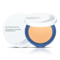 COVERMARK SUNGRACE WHITE UV PACT N SPF18 /PA++ : คัพเวอร์มาร์ค ซันเกรซ แป้ง ยูวี x 1 ชิ้น abcmall