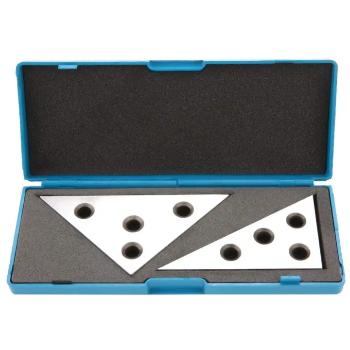 2 Pcs/set Solid Angle Plates Angle Block Set 306090 454590 Precision / 20 Seconds Angle