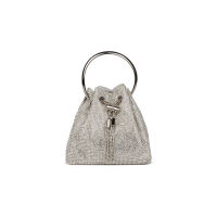 SHU PREMIUM ROUND DAIMONDS BAG - SILVER