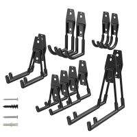 12 Pieces/Set of Wall Mounted Iron Hooks with Screws and Sturdy Hooks, Suitable for Load-Bearing Home Decoration Hooks