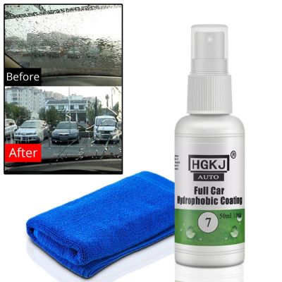 【CW】☑❀  HGKJ-7 20ml-100ml Car Cleaning Paint Cleaner Polishes Hydrophobic Spray Windshield Glass Repellent