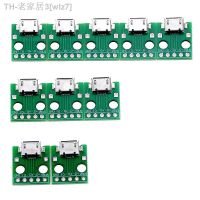 【CW】✒  10PCS MICRO USB To DIP 5pin Female B Type PCB Converter Breadboard  Board Mother