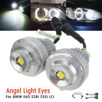 2Pcs 20W White LED Angel Eyes Halo Light Bulbs For BMW E60 528i 535i LCI Super Brightness Long Lasting Life