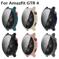 Case For Amazfit GTR 4 GTR4 PC Tempered Glass Screen Protector Full Cover Bumper Shell Cases for Huami Amazfit GTR4 Smart Watch