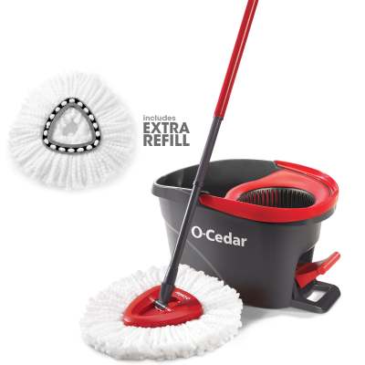 O-Cedar EasyWring Spin Mop w/ Extra Refill mops floor cleaning
