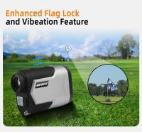 【LZ】◕♙  Multifunctional Golf Laser Rangefinder Laser Rangefinder Telescópio com Flag-Lock Inclinação Distância Medidor 6X 650 m 1200m