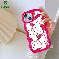 เคสฝาหลัง TPU ลายการ์ตูนแมวฮัลโหลคิตตี้สีชมพูหวานเคสนิ่มใส่โทรศัพท์สำหรับ OPPO A15S A16K A16E A17K A31 A3S A52 A92 A53 A54 A78 A55 A77 A74 A95 A5S A12 A11K A58 A36 A96 A1K A93 f9รีโน4F รีโน5รีโน6รีโน7รีโน8