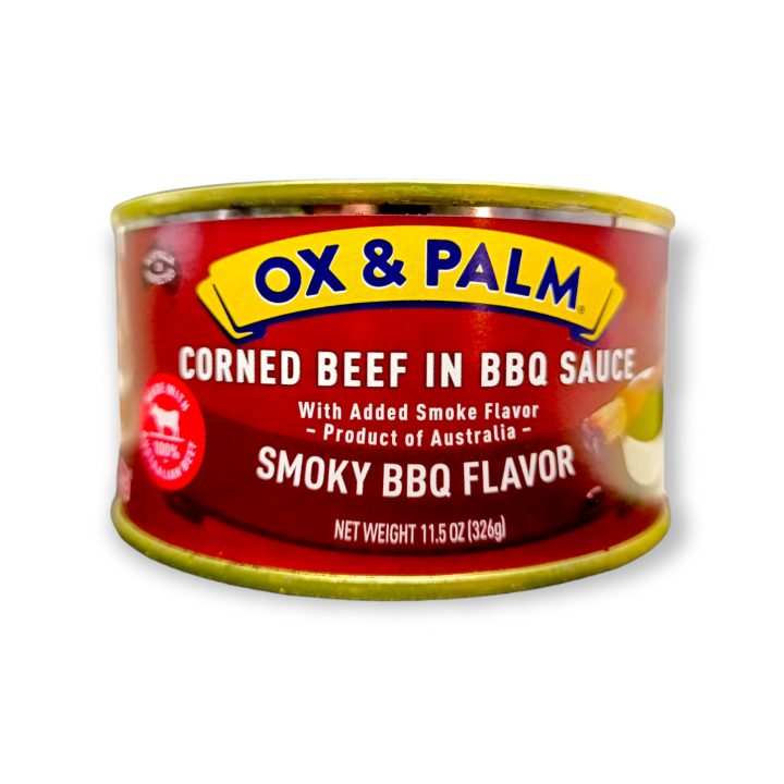 (Australia) Ox & Palm Corned Beef in BBQ Sauce. 326 grams. Lazada PH