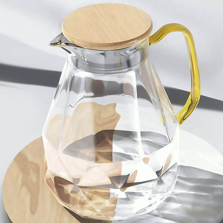 1-8l-cold-water-jug-350ml-water-cup-mug-diamond-texture-glass-teapot-transparent-coffee-pot-home-heat-resistant-teapot-drinkware