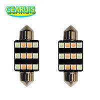 10X สีคู่ C5W น้ำแข็งสีฟ้าและสีชมพูพู่ห้อย12 SMD 2835 31มิลลิเมตร36มิลลิเมตร39มิลลิเมตร41มิลลิเมตร1วัตต์รถจัดแต่งทรงผมสำหรับภายในแผนที่โดมแสง12โวลต์