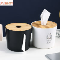 Round Button Roll Paper Boxes Household Pumping Paper Box Toilet Roll Paper Boxes Tableware Accessories Creative Napkin Boxes