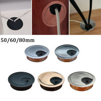 50mm/60mm/80mm Zinc Alloy Desk Wire Hole Cover Computer Tidy Grommet Table Cable Outlet Port Surface Line Box Hardware ซื้อทันที เพิ่มลงในรถเข็น