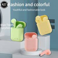 Wireless Headphones for PK i7 i12 Bluetooth Earphones for TWS Mini 2 Matte Macaron Headset with Mic Charging Box Sports Earbuds