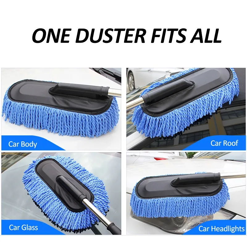 Car Duster, Extendable Long Handle Microfiber Car Duster Exterior