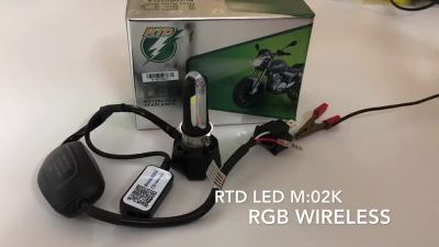 HOT** หลอดไฟ หลอดไฟหน้า ไฟหน้า M02K รุ่น Wireless RGB ขั้ว H4 ใส่ได้ รถยนต์ และ มอเตอร์ไซค์ [MS1099] ส่งด่วน หลอด ไฟ หน้า รถยนต์ ไฟ หรี่ รถยนต์ ไฟ โปรเจคเตอร์ รถยนต์ ไฟ led รถยนต์