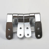 Universal Adjustable Replacement Chrome Toilet Seat Hinge Set Pair With Fittings One Pair Chrome Effect Toilet Seat Hinges