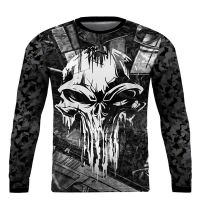 Punisher v2 เสื้อเชิ้ตแขนยาว พรีเมี่ยม สําหรับขี่รถจักรยานยนต์