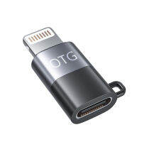 OTG อะแดปเตอร์ USB-C หญิงสายฟ้าชาย,ประเภท-C หูฟังดิจิตอล DAC แปลงสำหรับ13 12 11 Pro Max USB ไดรฟ์