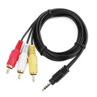 Data Cables 3.5mm To 3 RCA AV A/V TV Video Cable Cord for Panasonic Video Camera Camcorder Digital Cables