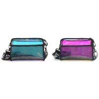 Ladies Holographic Carnival Fashion Shiny Neon Messenger Bag Travel