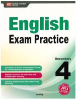 English Exam Practice Secondary 4