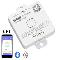 SP636E-SP639E พิกเซล LED Controller SPI FCOB WS2812B RGB SK6812 WS2814 RGBW ริ้วสายไฟเพลงบลูทูธ IOS Android 2.4G 5V-24V