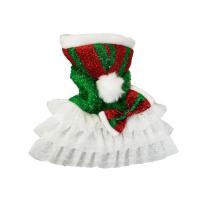 Dog Christmas Princess Dress Dog Christmas Outfit Cake Skirt Check Pattern Dog Skirt Puppy Costume Clothes For Small Dogs ingenious
